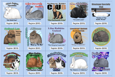 Screenshot of various breeds.